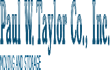 Paul W Taylor Co Inc